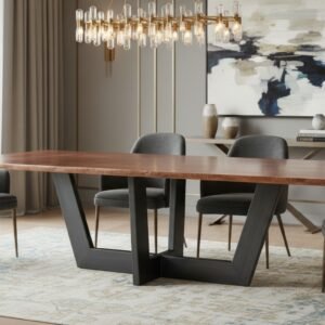 Urban Base Live Edge Dining Table